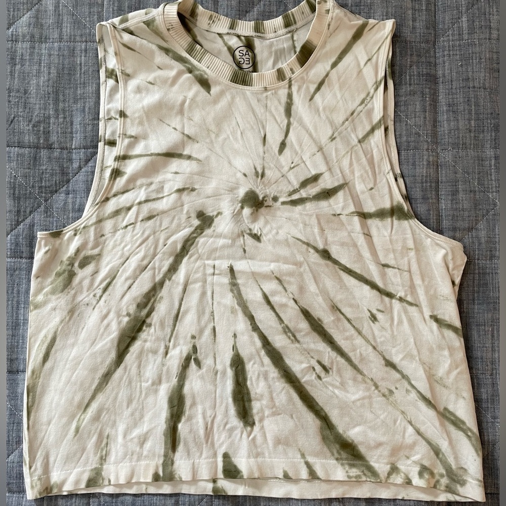 tie-dye workout tank